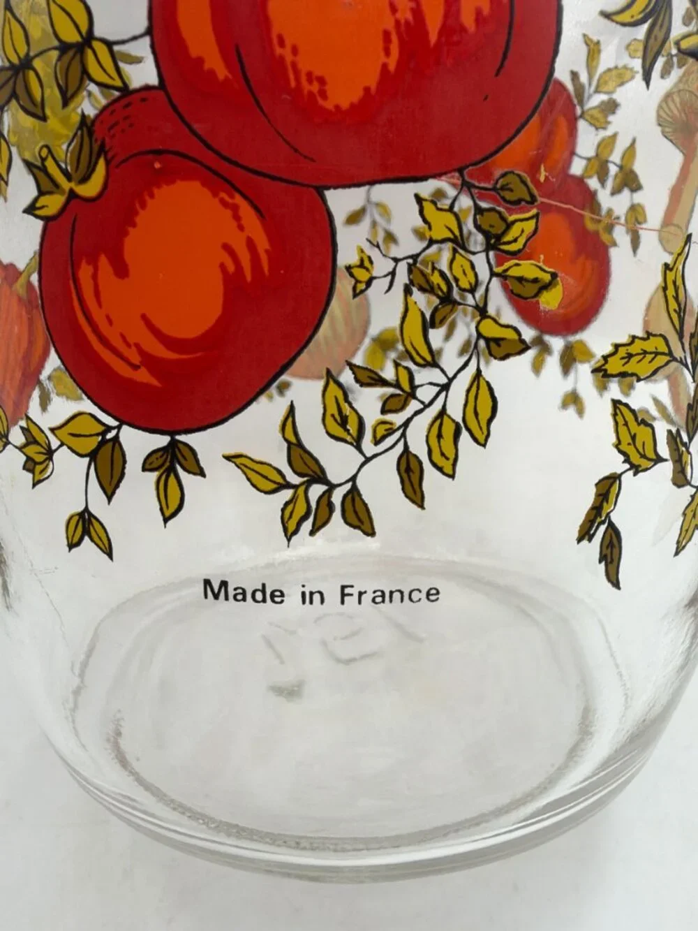 Vintage Glass Canister Storage Jar Made in FRANCE Spice‎ Of Life 1.5L EUC